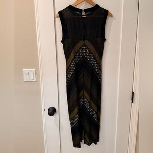 Rachel Roy Knit and Mesh Dress